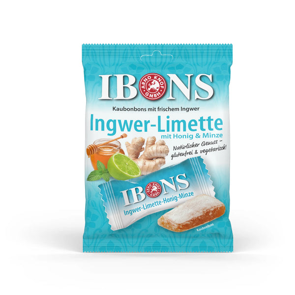 IBONS Ingwer-Limette mit Honig & Minze 92g