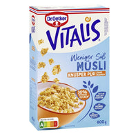 Dr. Oetker Vitalis weniger süß Müsli Knusper Pur +25% 750g