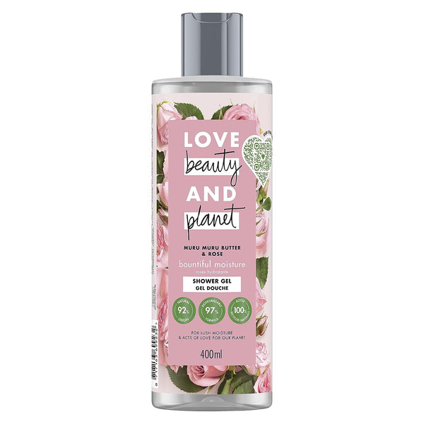 Love beauty and planet Duschgel Muru Muru Butter & Rose 400ml