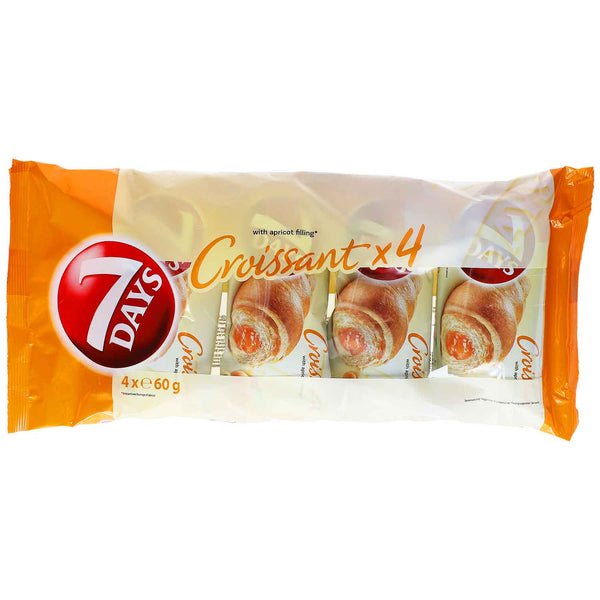 7Days croissant x4 apricot 240g