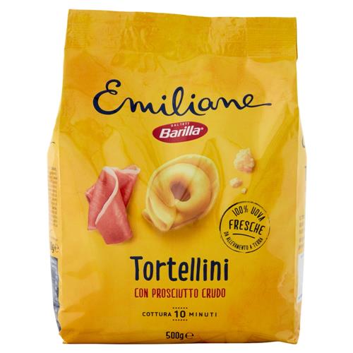Barilla Emiliane Tortellini con Prosciutto Crudo 500g
