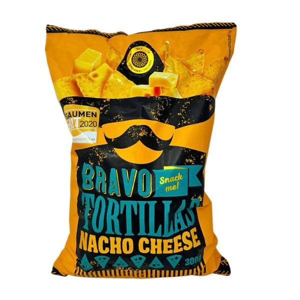 Bravo Tortillas Nacho Cheese 300g