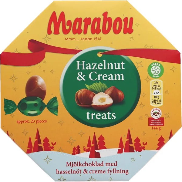 Marabou Hazelnut & cream treats 144g