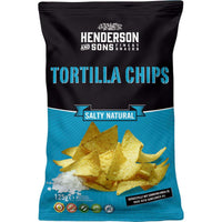 HENDERSON & SONS - Tortilla Chips Salty Natural 125g