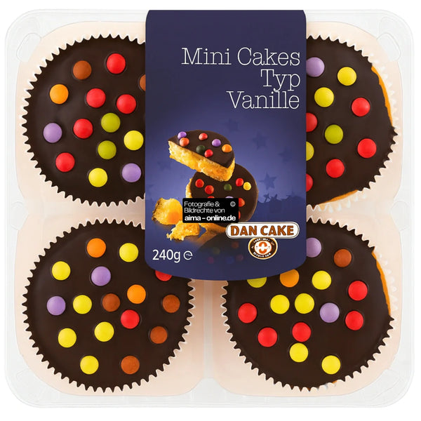 Dan Cake Mini Cakes Typ Vanille 240g