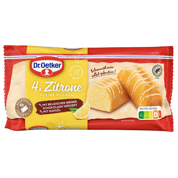 Dr. Oetker 4 kleine Zitronenkuchen