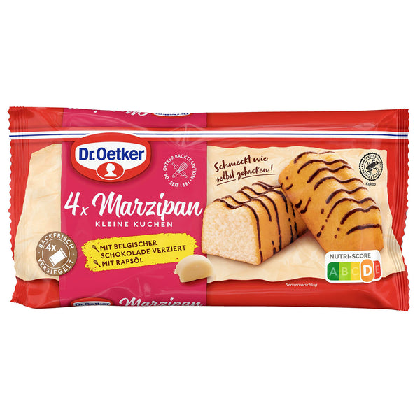 Dr. Oetker 4 kleine Marzipankuchen