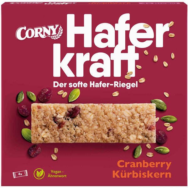 Corny Haferkraft Cranberry Kürbiskern 4er 140g