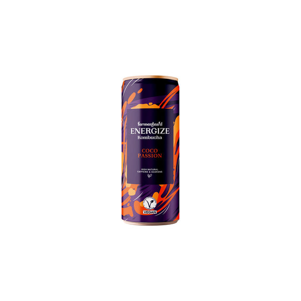 fermentea´d Energize Kombucha Coco Passion 24x 250ml inkl. 6€ Pfand