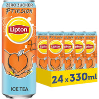 Lipton Pfirsich Zero Ice Tea Dose 24x0,33l inkl. 6€ Pfand