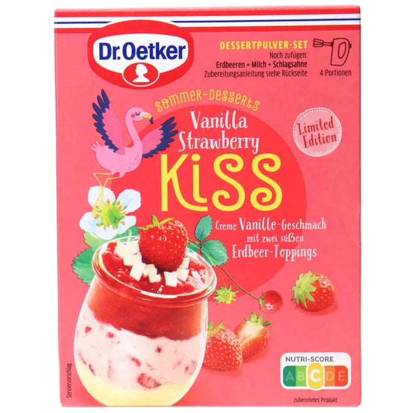 Dr. Oetker Sommer-Desserts Vanilla Strawberry Kiss 120g