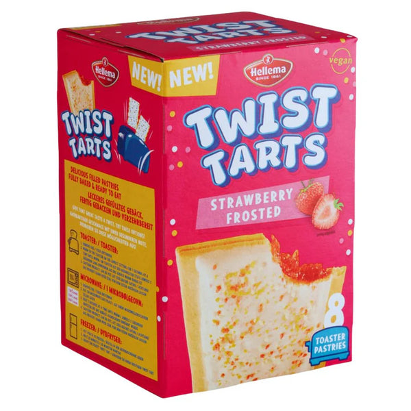 Hellema Twist Tarts Strawberry Frosted 210g